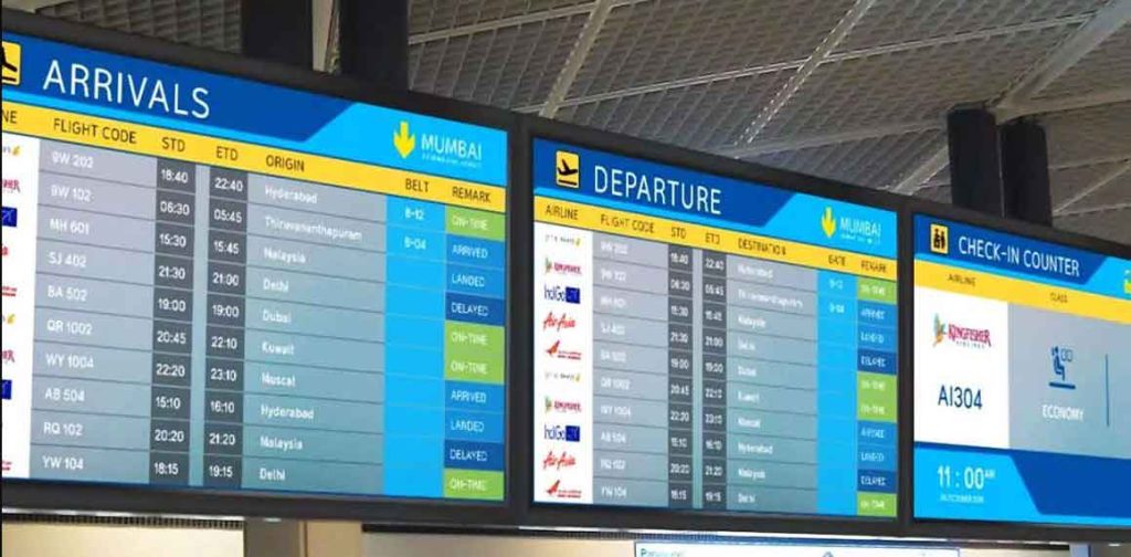 Airport Flight Information Display System (FIDS) Solutions in Bangladesh