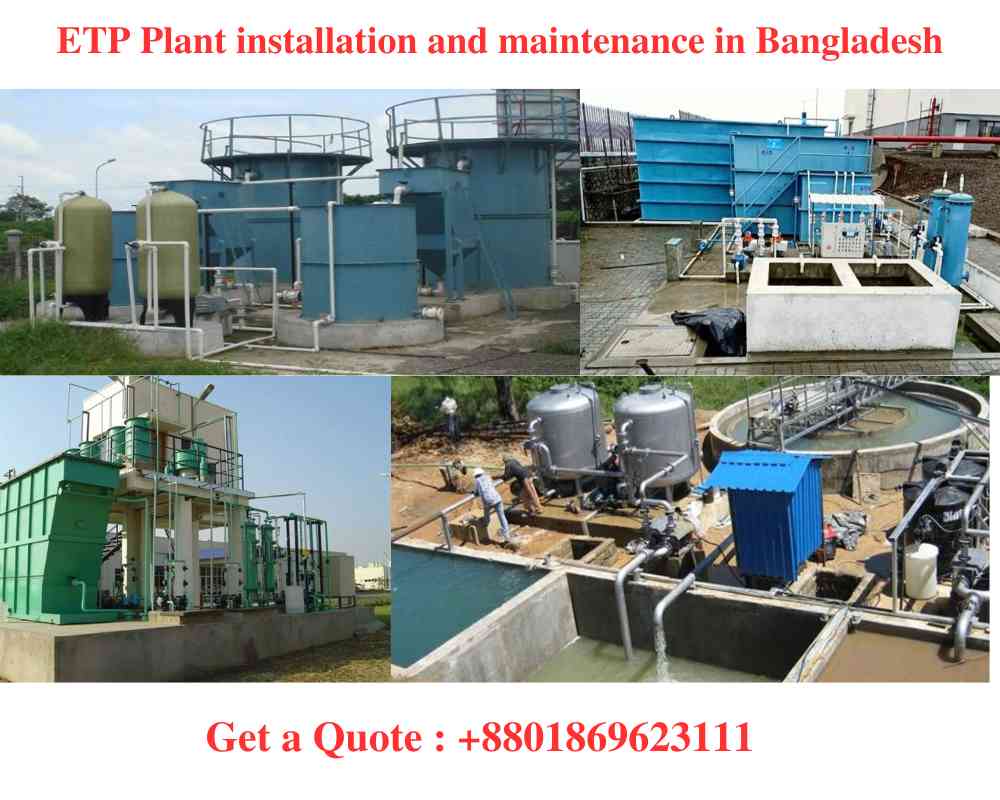 Our Company Providing Best ETP Plant Installation and Maintenance Services in Bangladesh