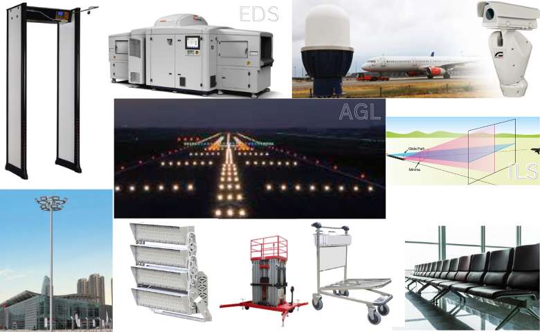 Airport all equipment service list in Bangladesh