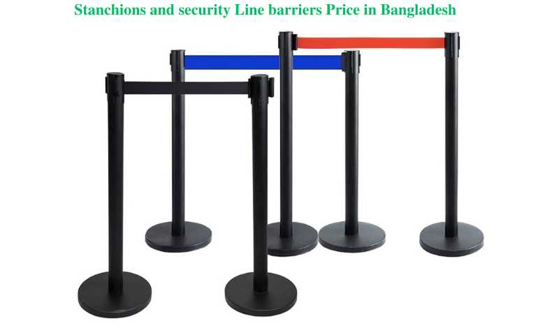 Stanchions and security Line barriers Price in Bangladesh