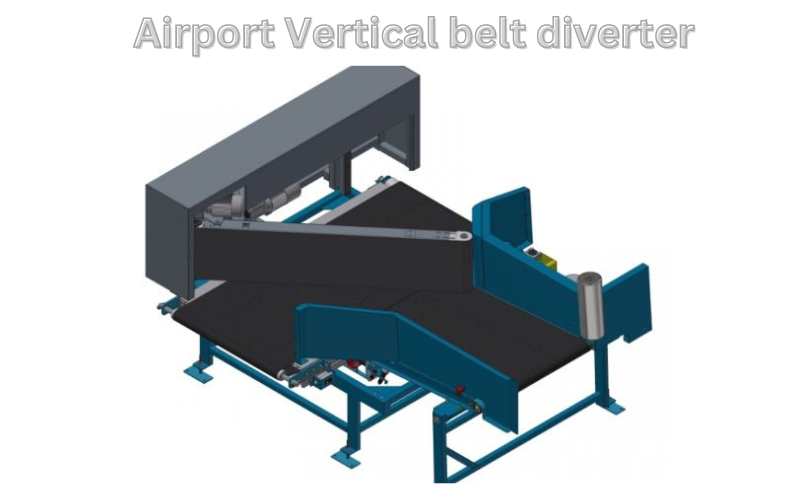 Airport Vertical Belt Diverter for Efficient Baggage Sorting in Germany