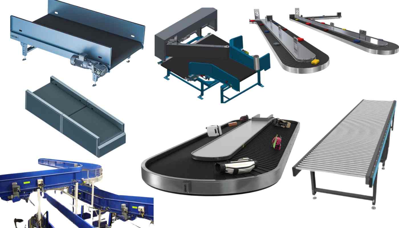 Automated baggage sorting system at Incheon Airport, South Korea